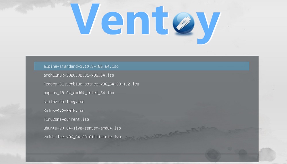 Ventoy Utility ir ideāls rīks, lai izveidotu vairāku ielādēšanu zibatmiņas disku