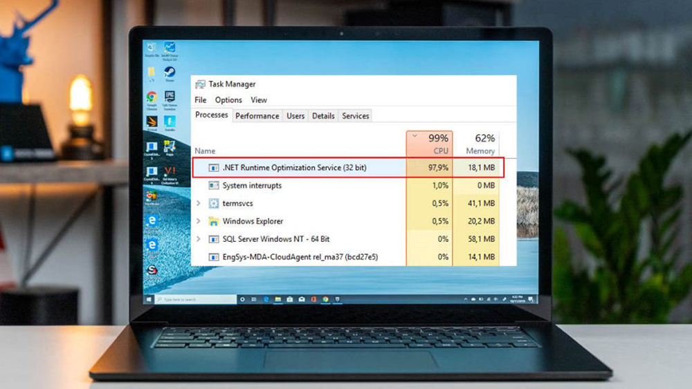 Iz katerih razlogov servis za optimizacijo net Runtime naloži računalniški procesor in kako rešiti težavo