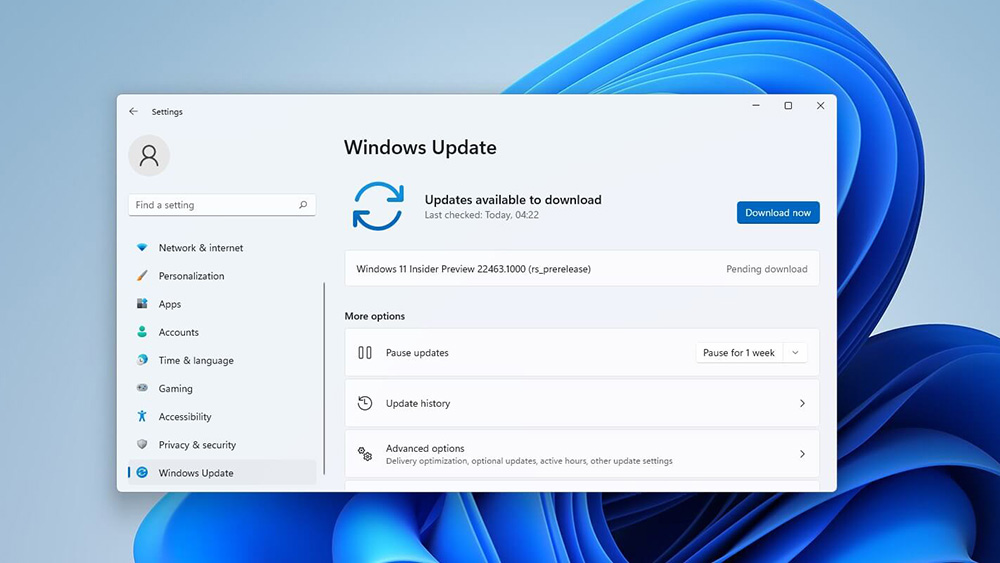 Windows 11 Update -Regeln für die neueste Version aktualisieren