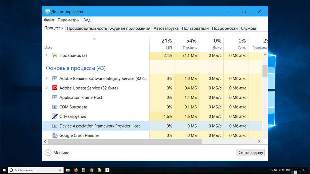 Процес Dashost.Exe, що потрібно для методів видалення