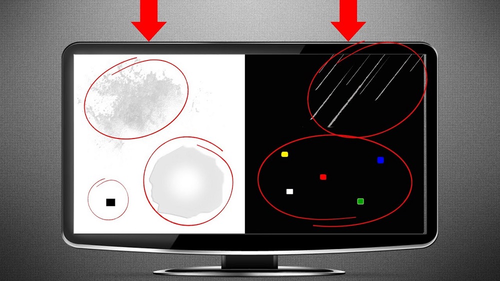 Mjesto na ekranu LCD TV uzrokuje