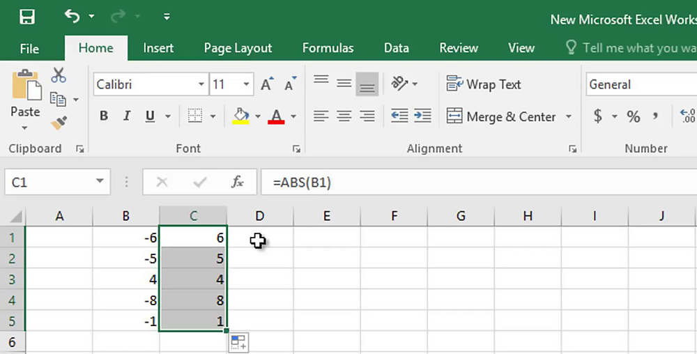 A modul elérésének módja az Excel -ben